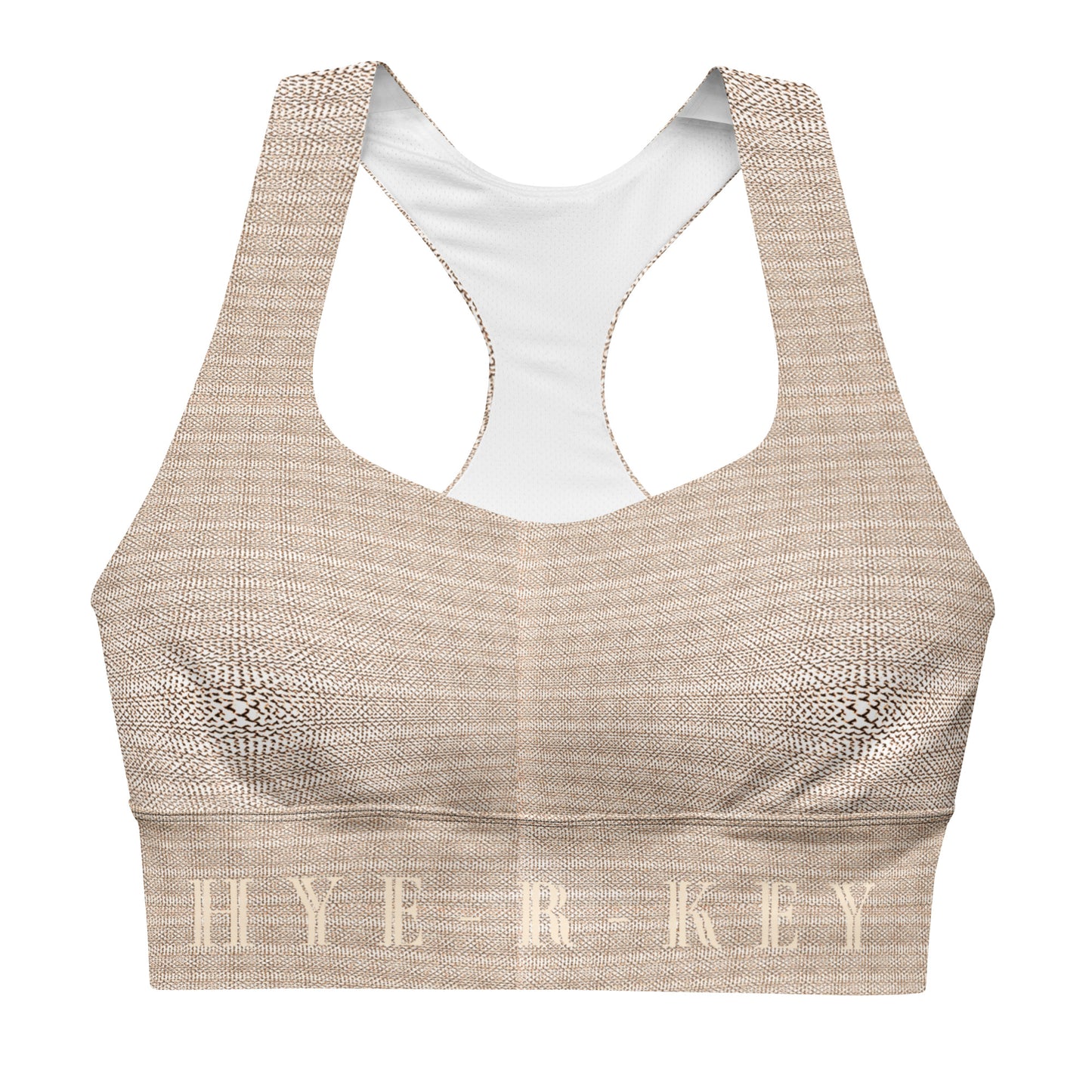 2-Hye: Hye-R-Key Longline Sports Bra 2-Hye