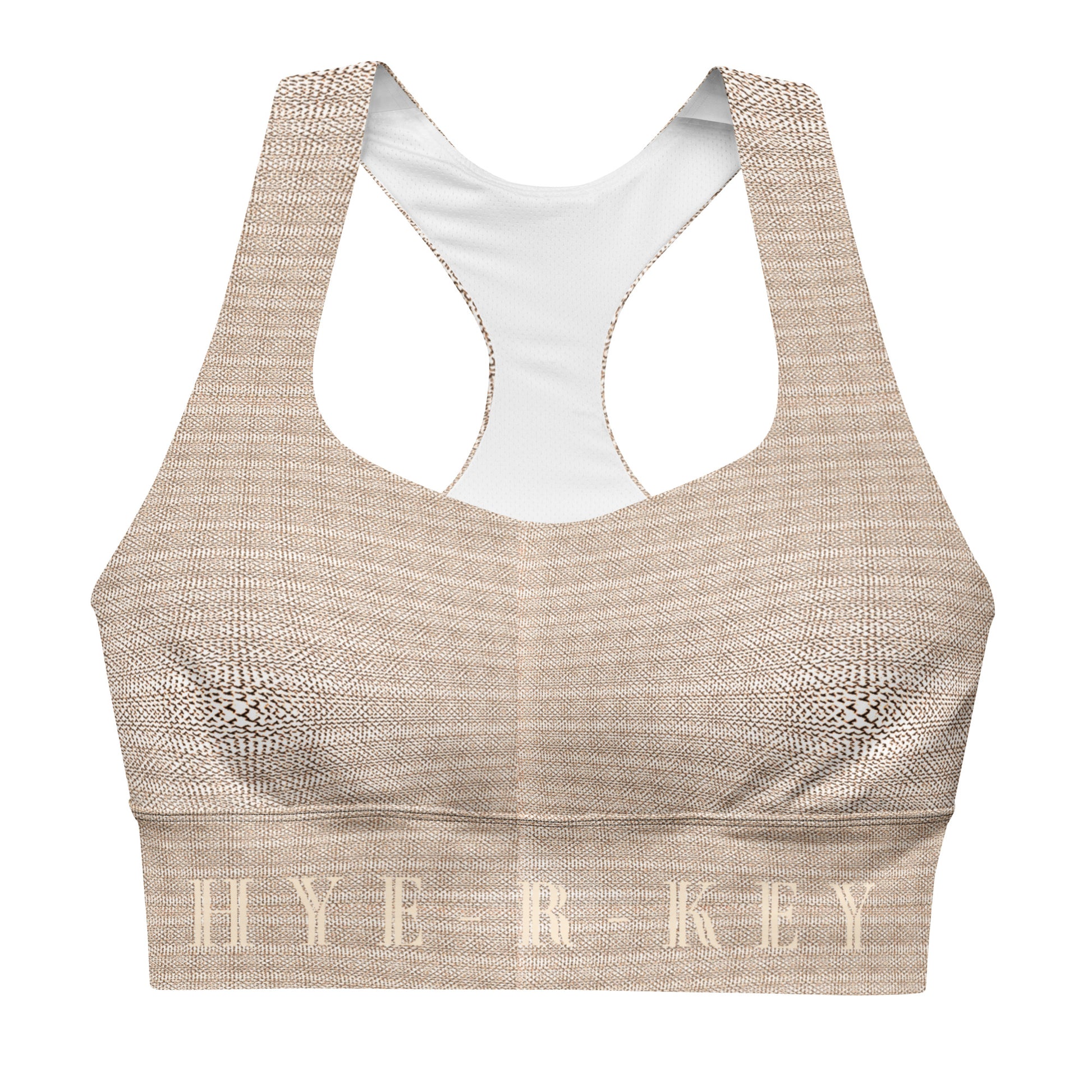 2-Hye: Hye-R-Key Longline Sports Bra 2-Hye