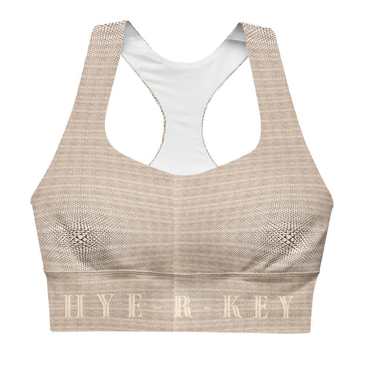 2-Hye: Hye-R-Key Longline Sports Bra 2-Hye