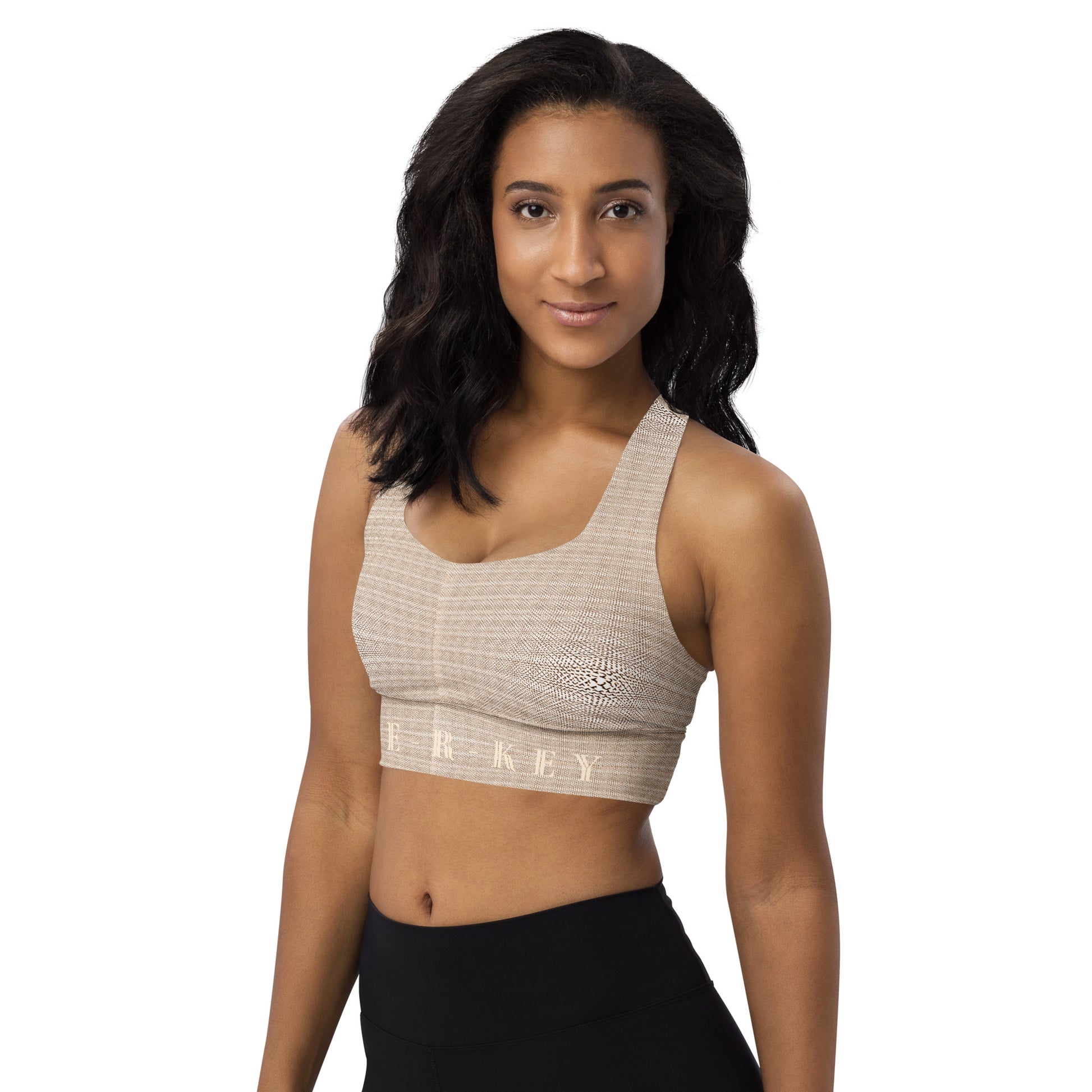 2-Hye: Hye-R-Key Longline Sports Bra 2-Hye
