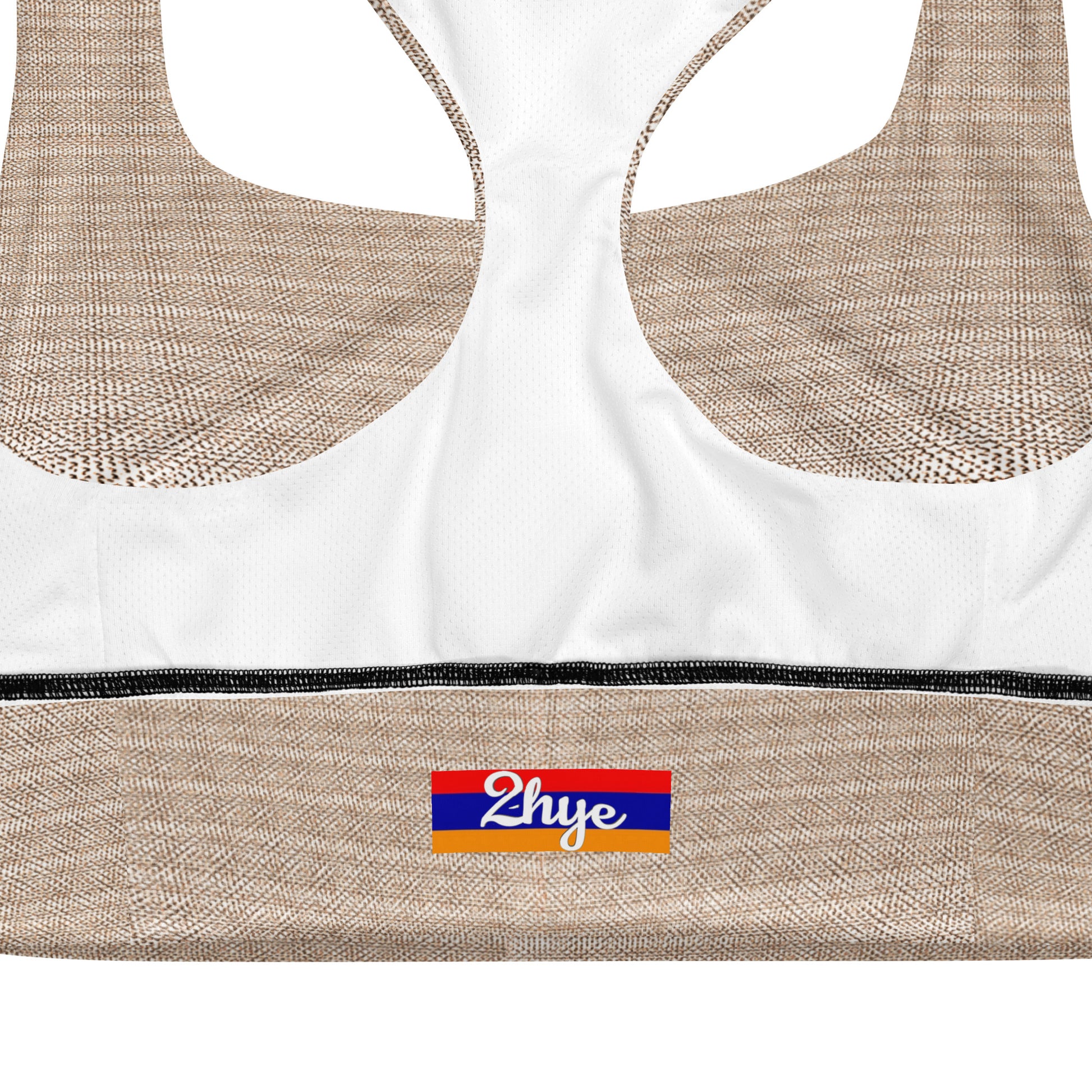 2-Hye: Hye-R-Key Longline Sports Bra 2-Hye