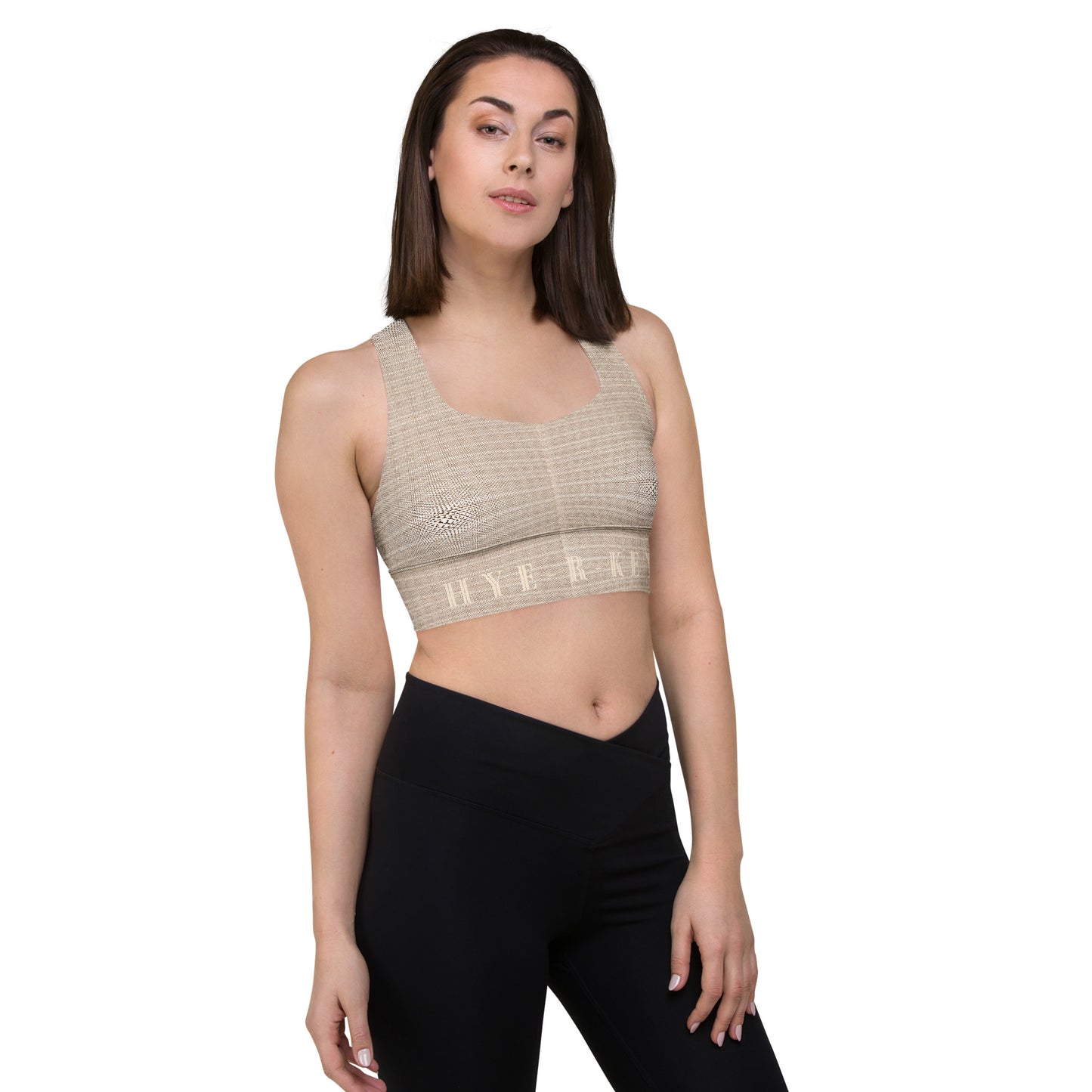 2-Hye: Hye-R-Key Longline Sports Bra 2-Hye