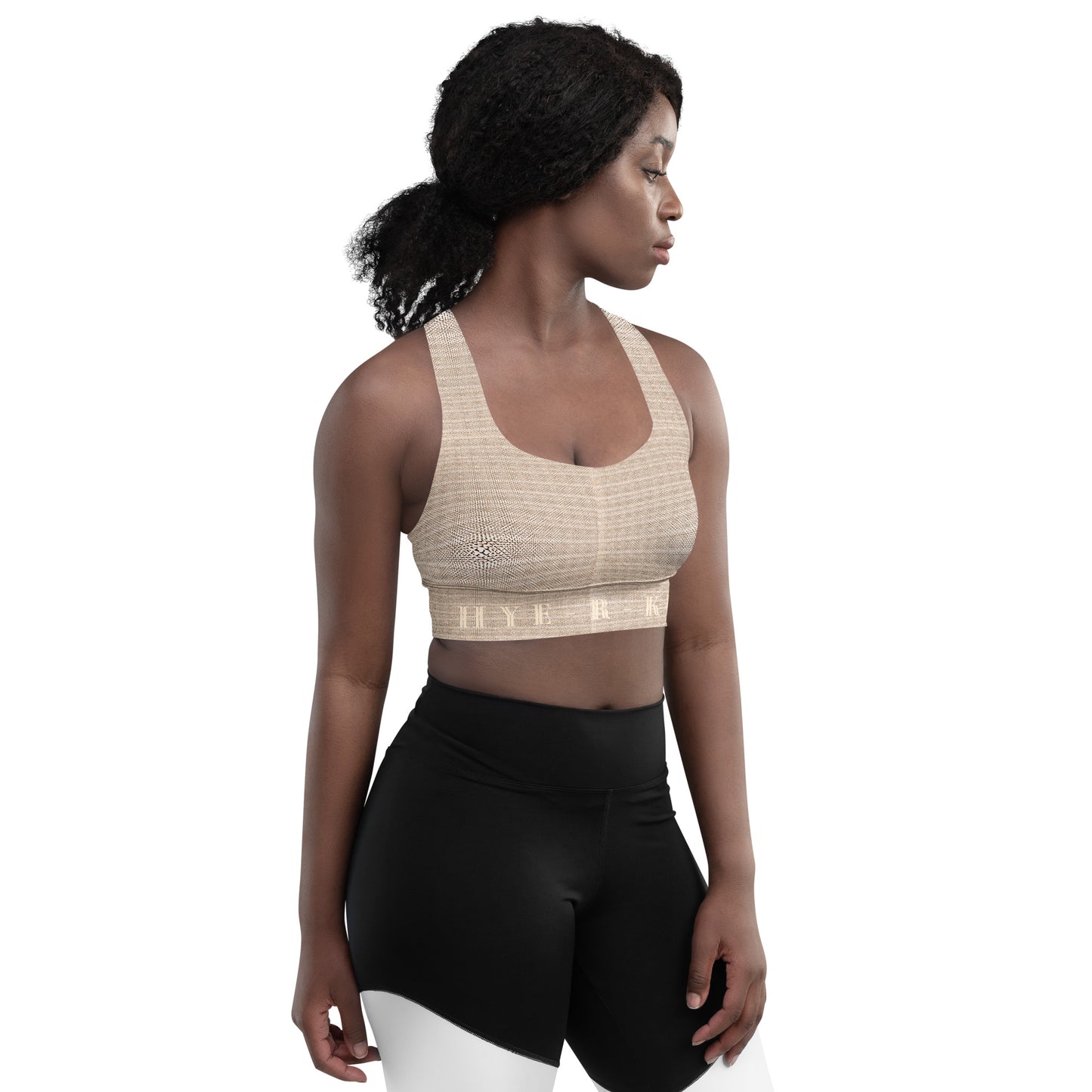 2-Hye: Hye-R-Key Longline Sports Bra 2-Hye