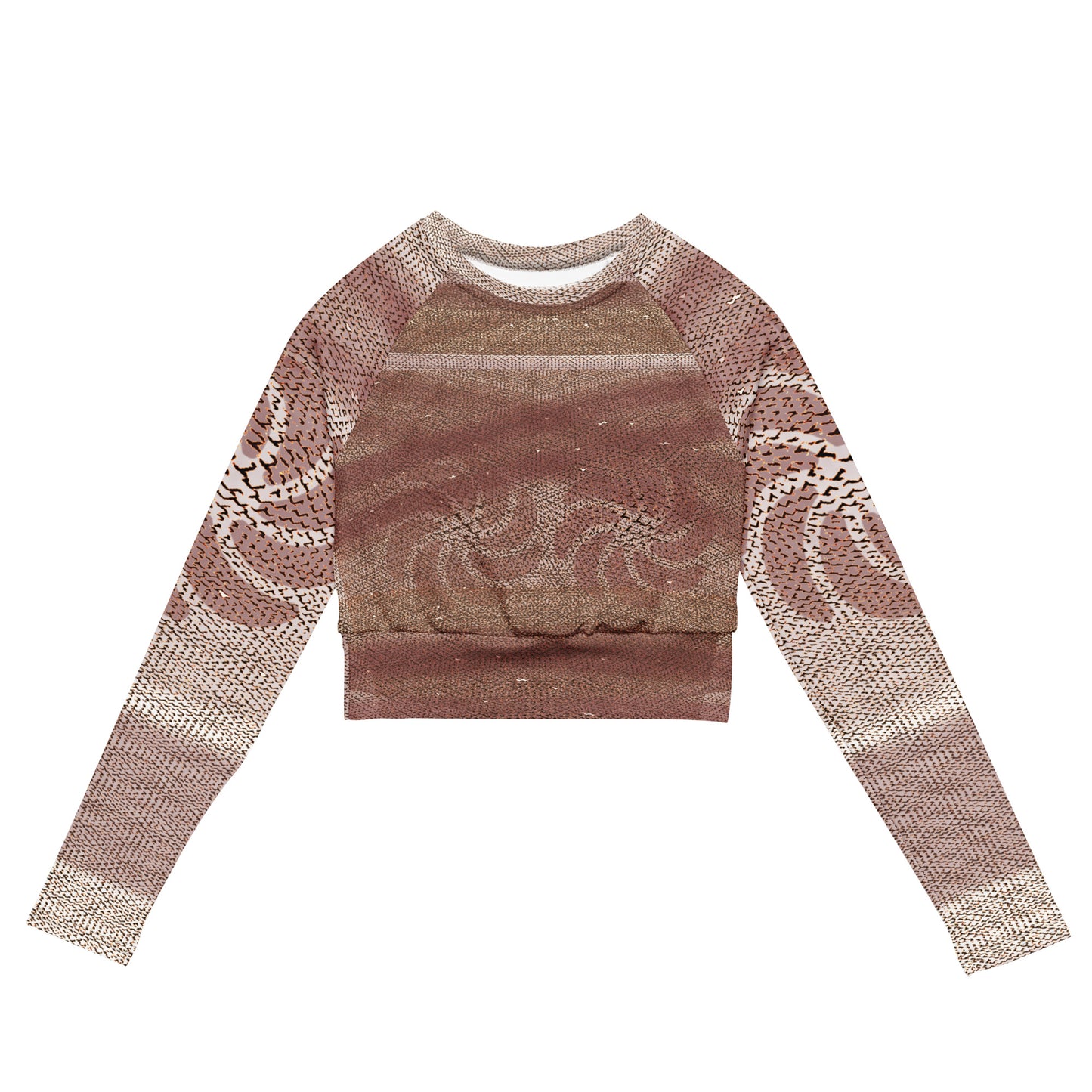 2-Hye: Lady's Long-Sleeve Crop Top 2-Hye