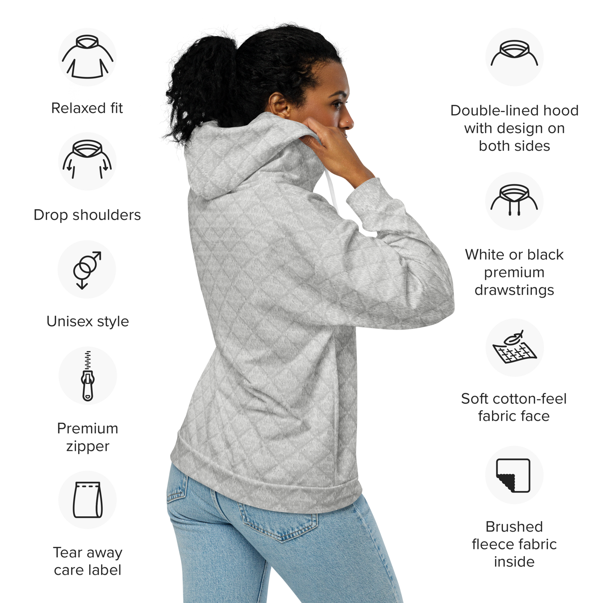 2-Hye: OG Zip Hoodie (Unisex ) 2-Hye