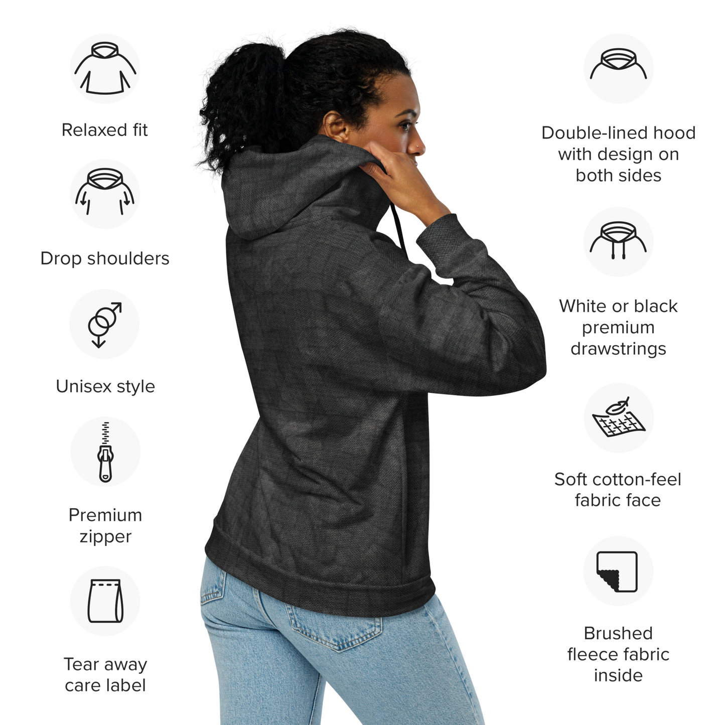 2-Hye: OG Zip Hoodie (Unisex) 2-Hye