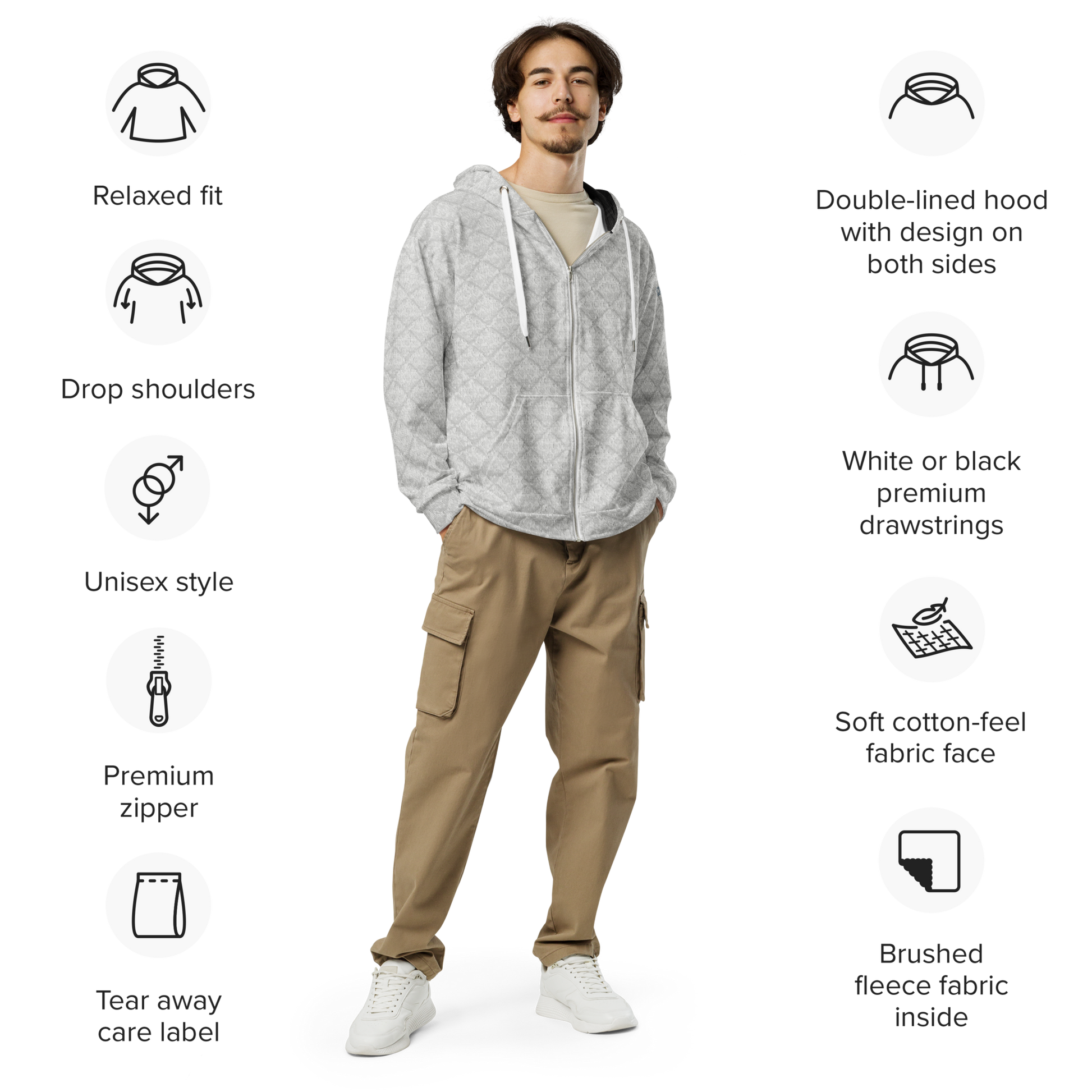 2-Hye: OG Zip Hoodie (Unisex ) 2-Hye