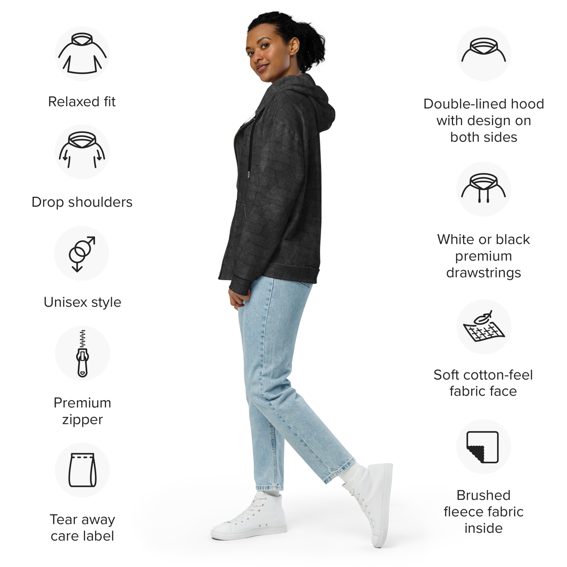 2-Hye: OG Zip Hoodie (Unisex) 2-Hye