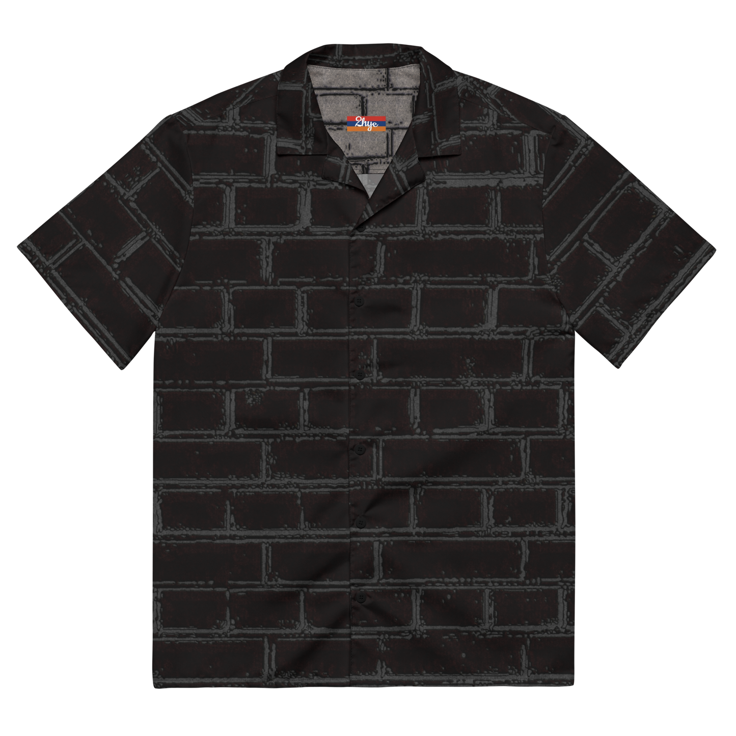 2-Hye: Bricks Unisex Button-Up Shirt