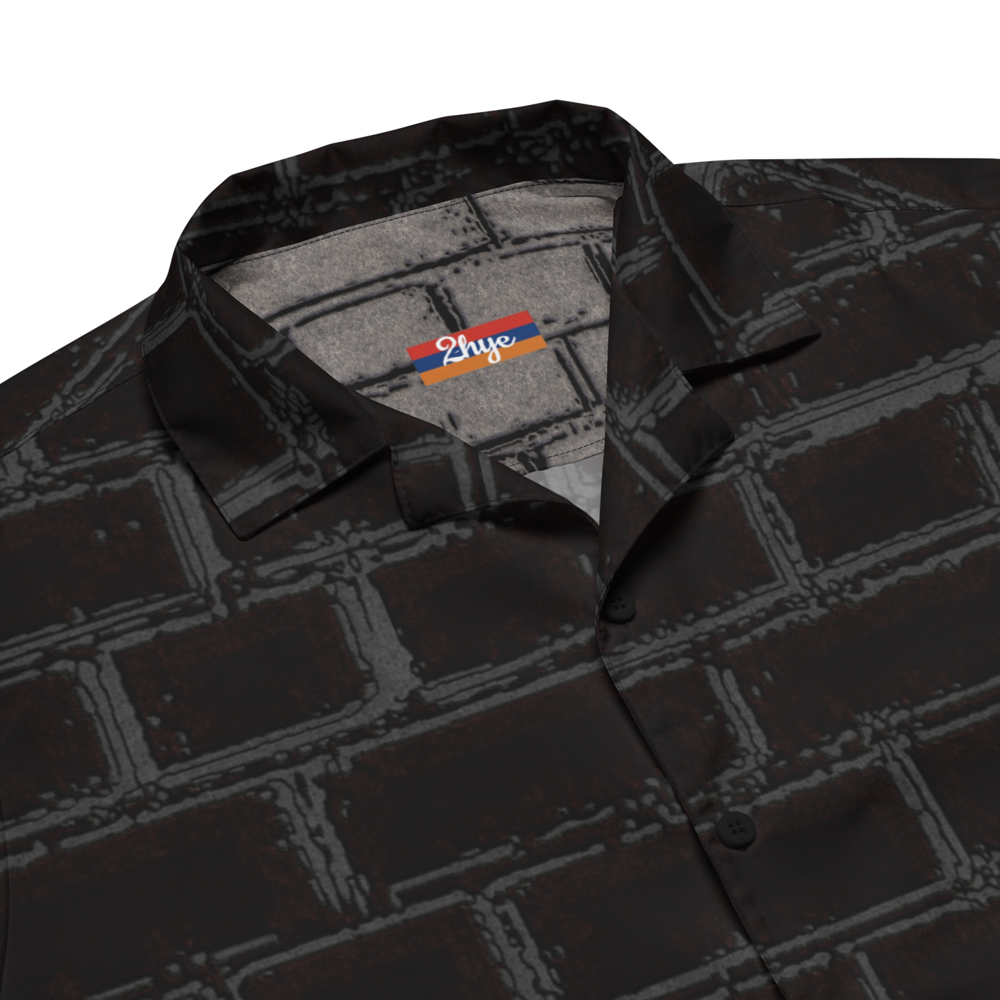 2-Hye: Bricks Unisex Button-Up Shirt