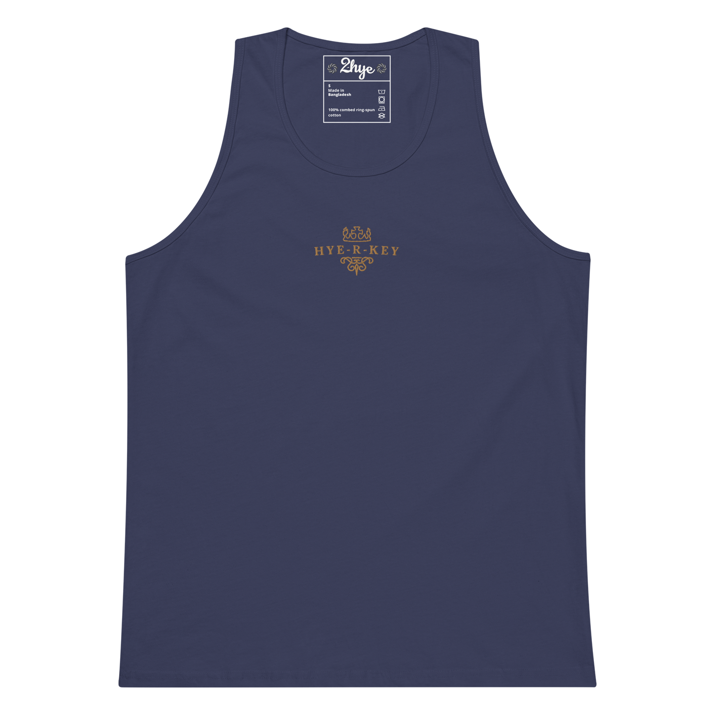 2-Hye: Hye-R-Key Men’s Premium Tank Top 2-Hye