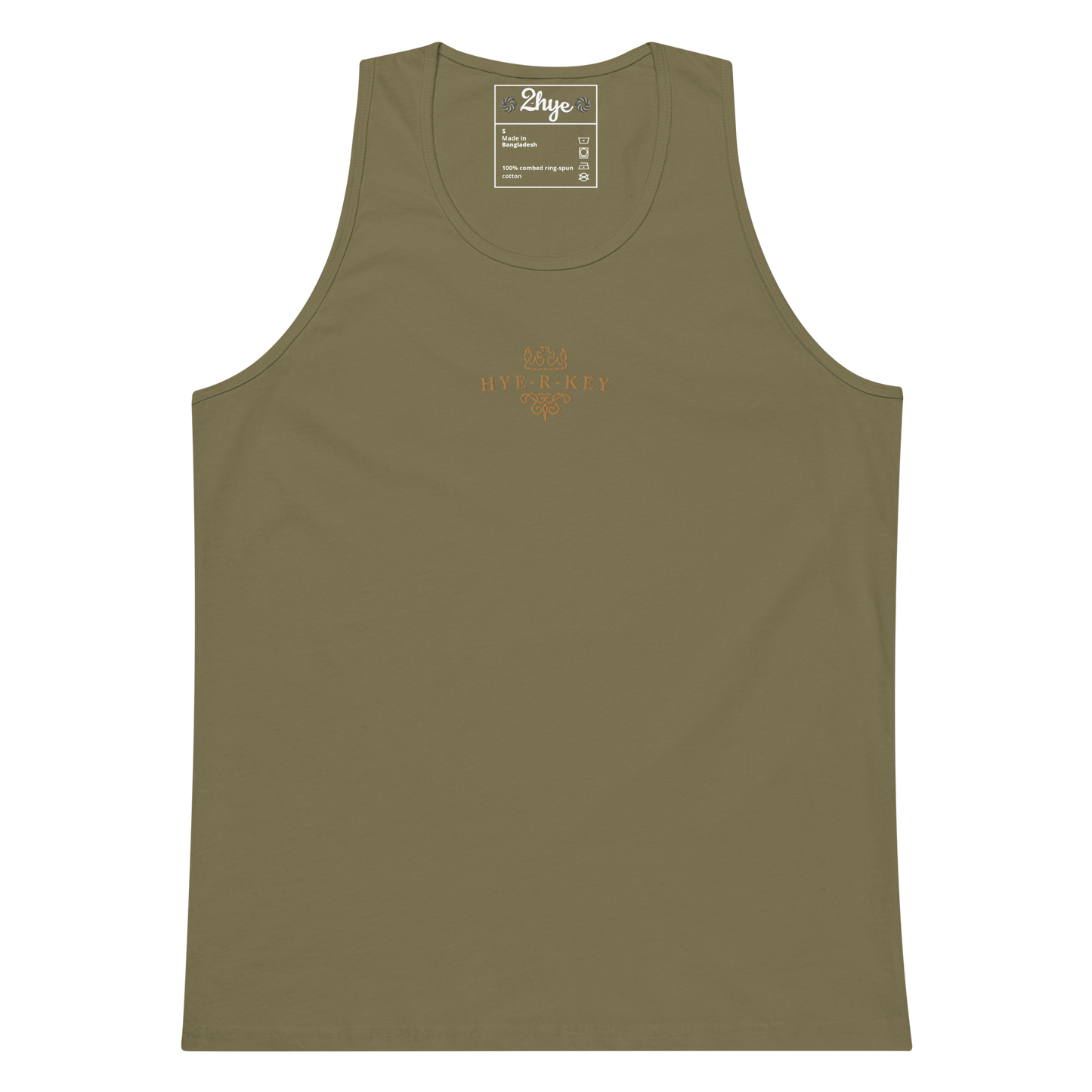 2-Hye: Hye-R-Key Men’s Premium Tank Top 2-Hye