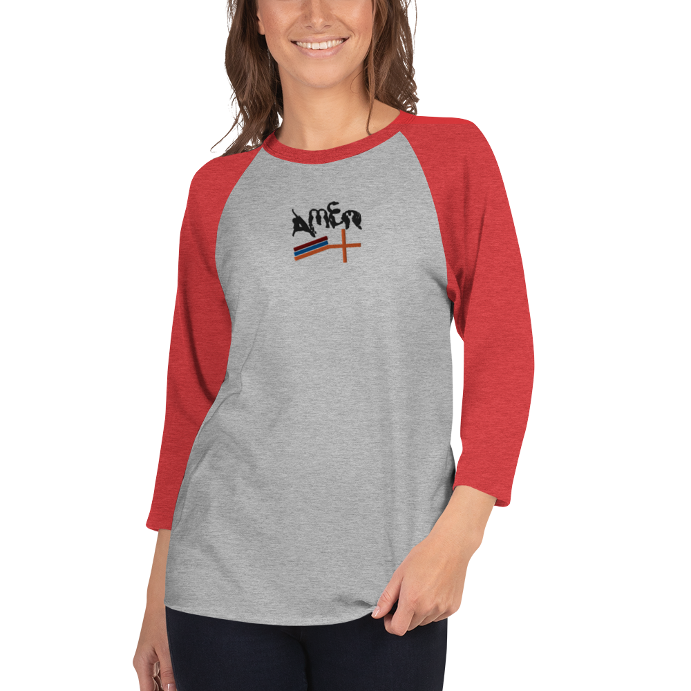 2-Hye: Amen Baseball T-Shirt 2-Hye