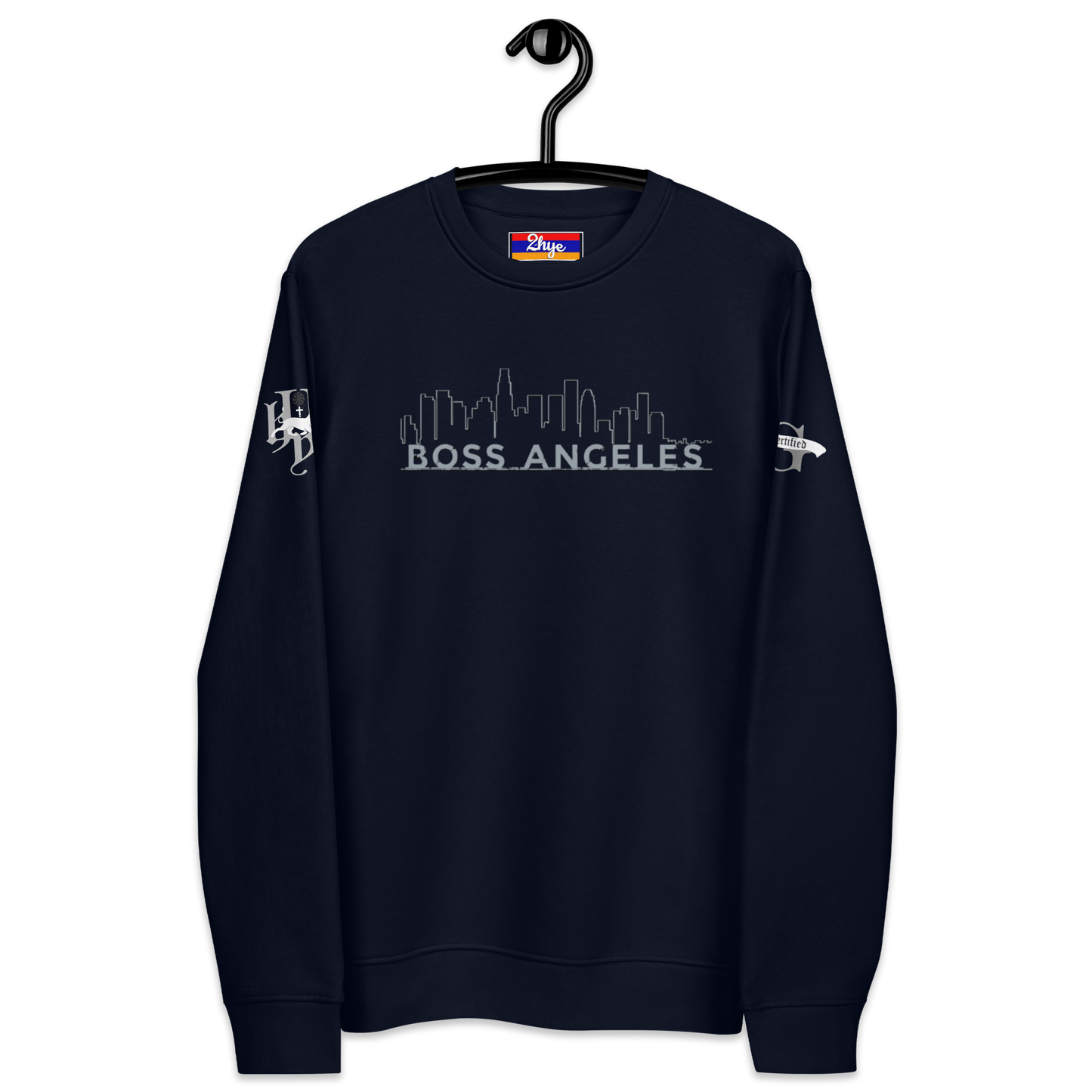 2-Hye: Boss Angeles Unisex Sweatshirt 2-Hye