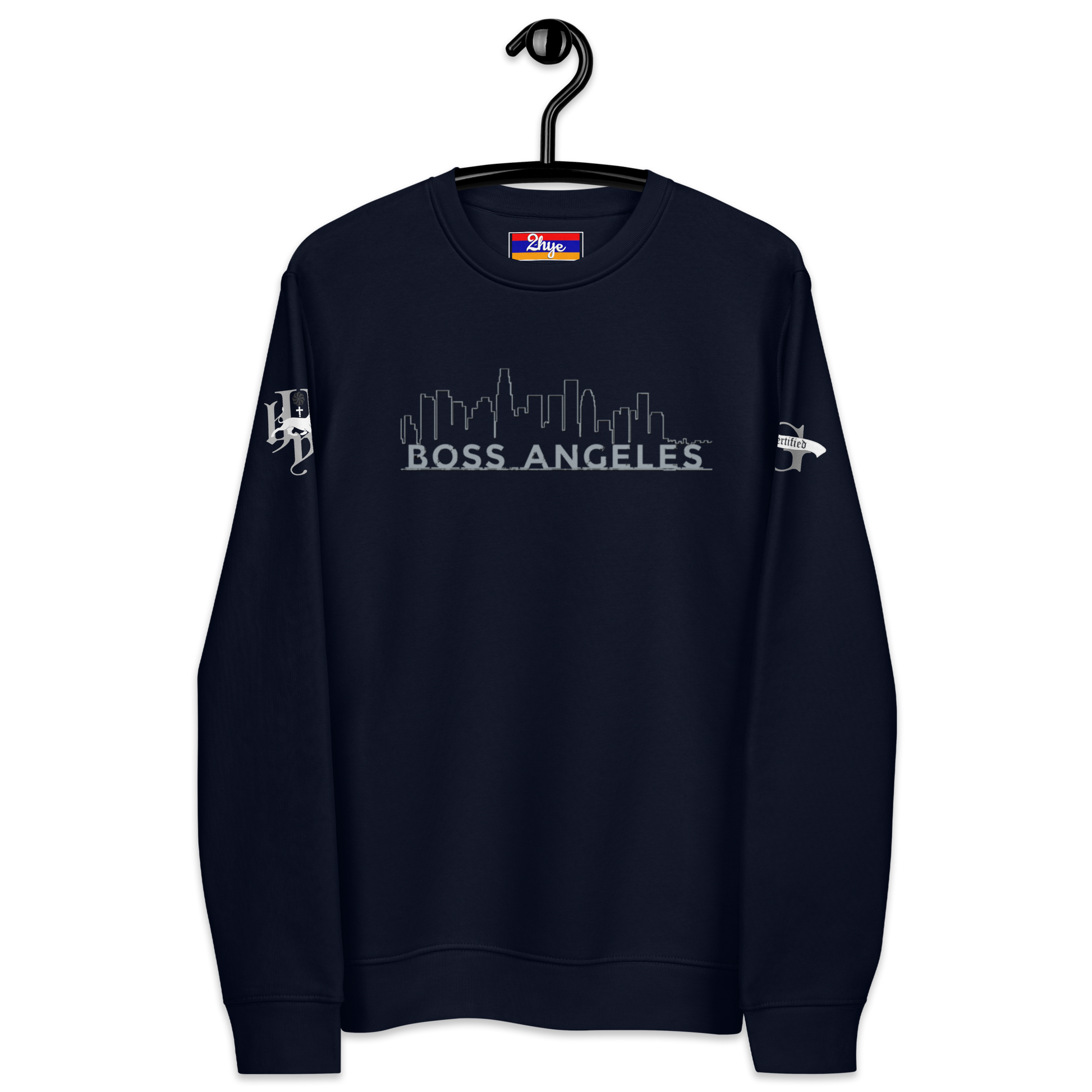 2-Hye: Boss Angeles Unisex Sweatshirt 2-Hye