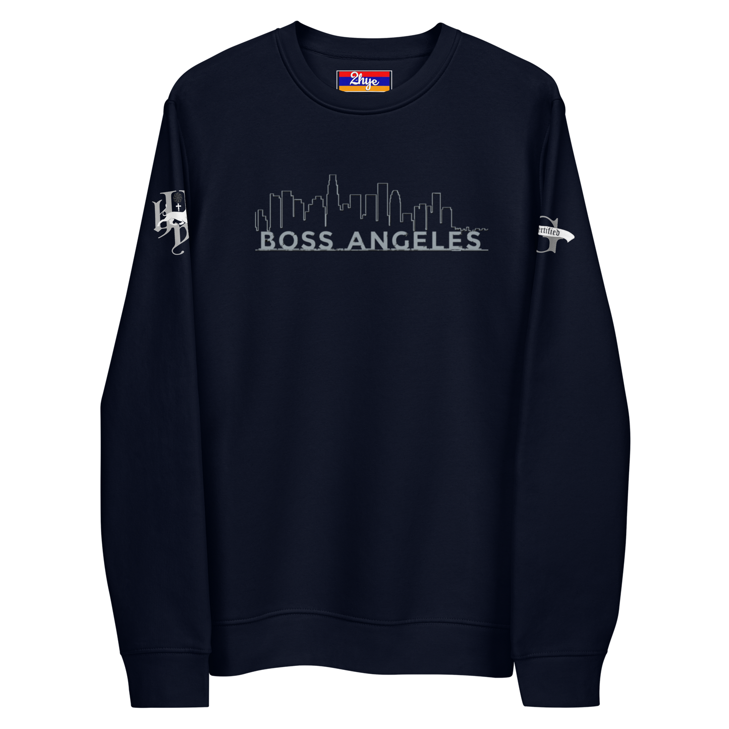 2-Hye: Boss Angeles Unisex Sweatshirt 2-Hye