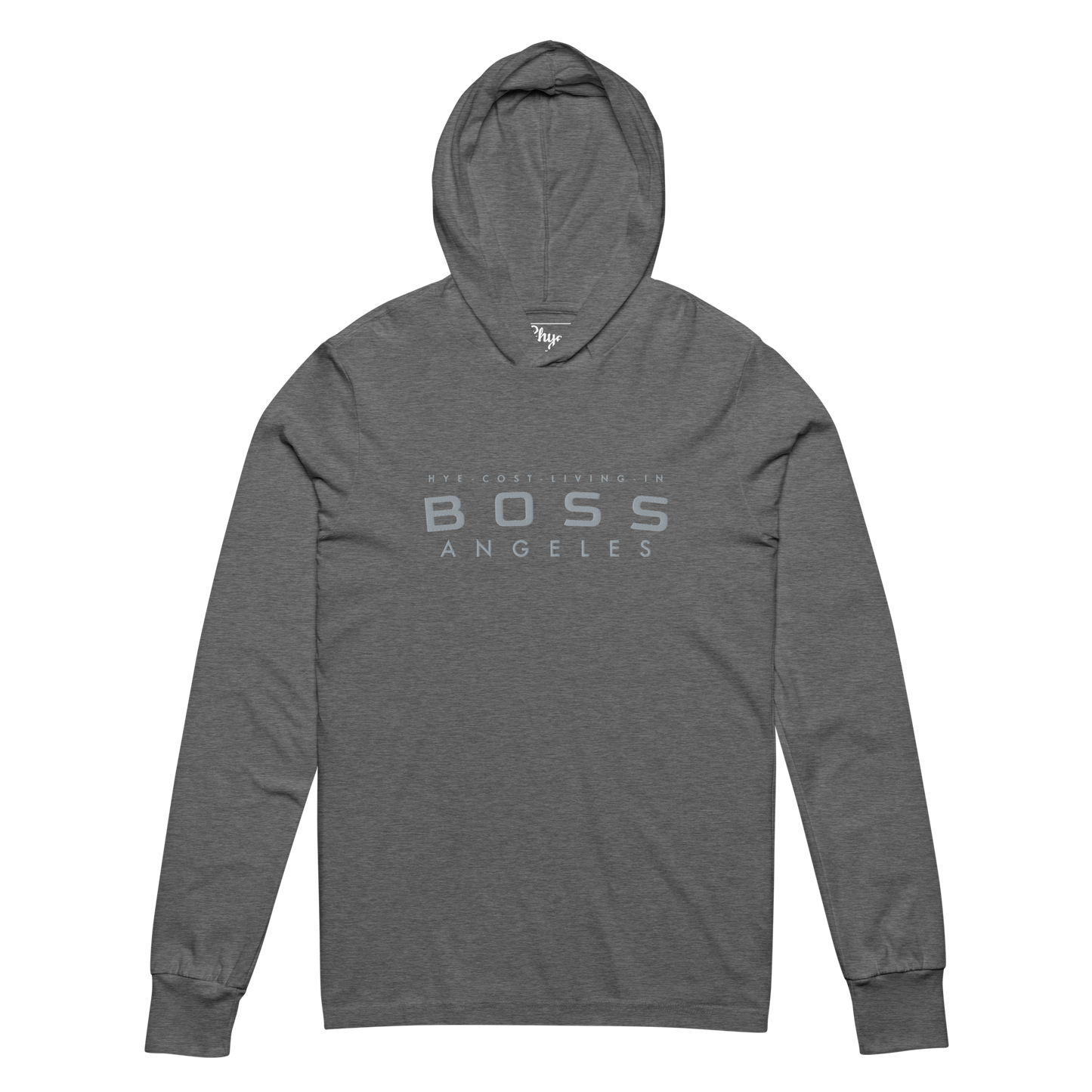 2-Hye: Boss Angeles Hooded Long-Sleeve Top