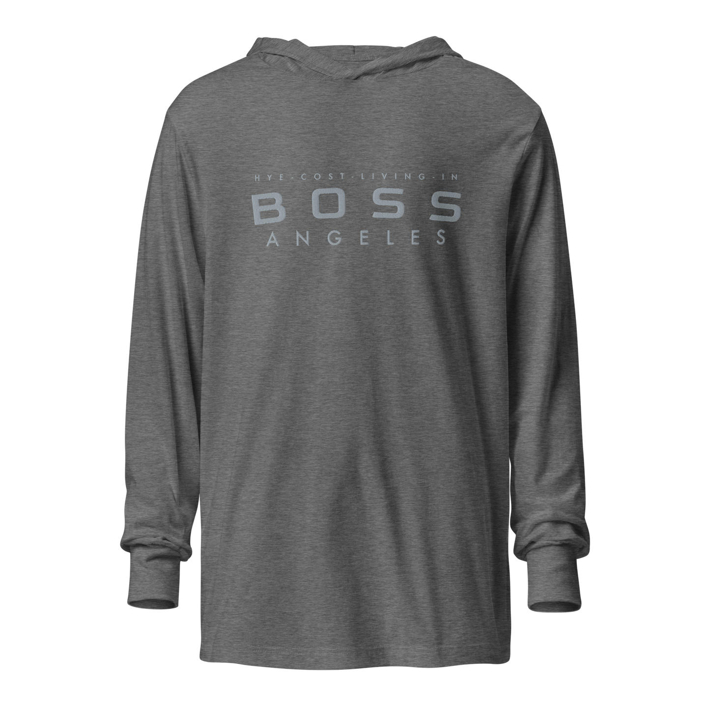 2-Hye: Boss Angeles Hooded Long-Sleeve Top 2-Hye