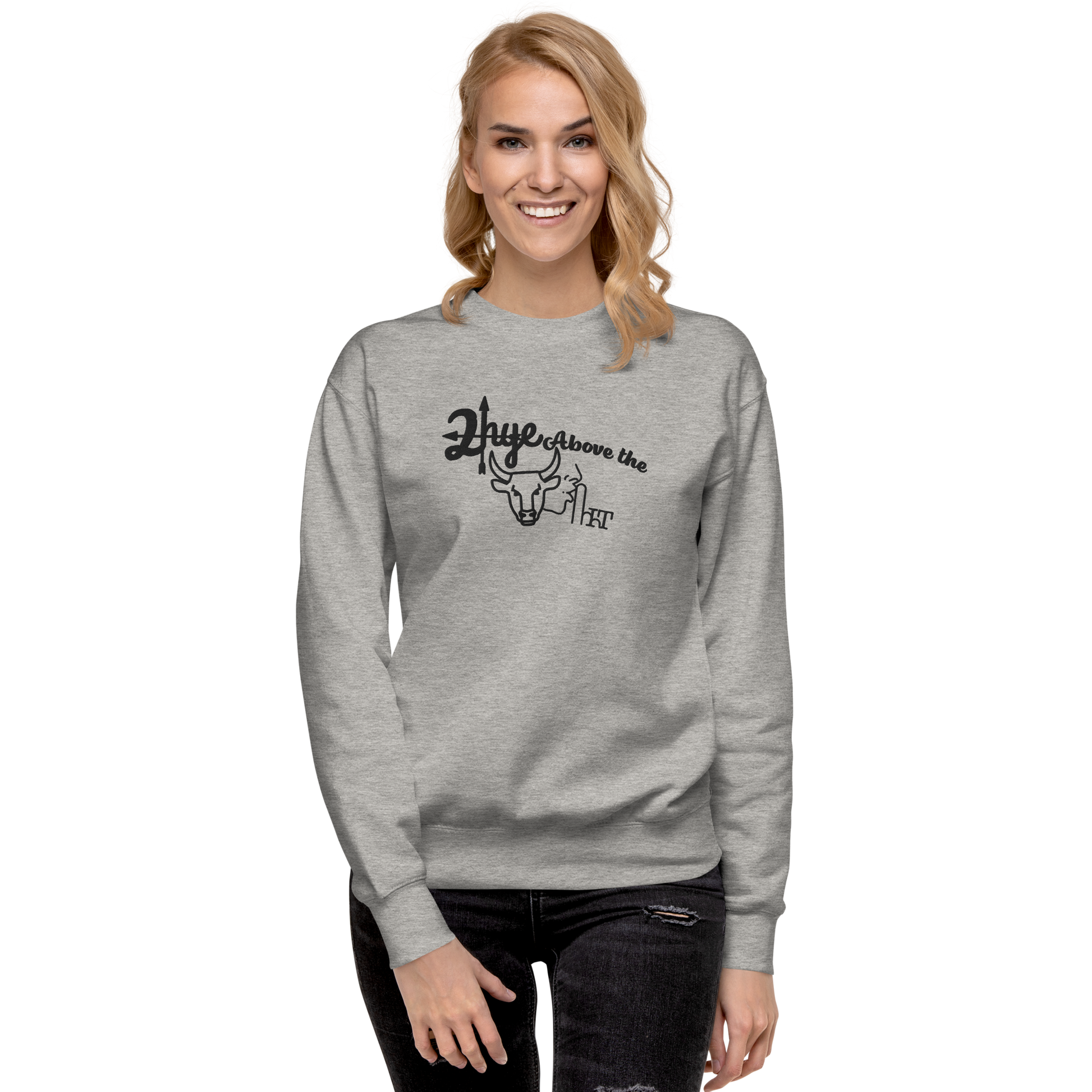 2-Hye: Above Premium Sweatshirt (Unisex) 2-Hye