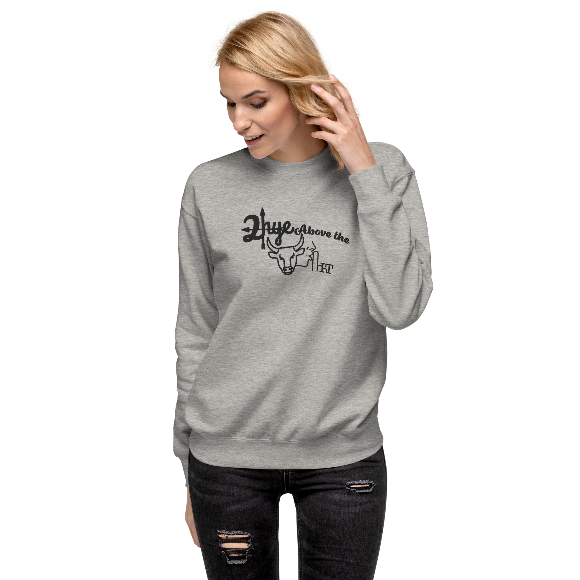 2-Hye: Above Premium Sweatshirt (Unisex) 2-Hye