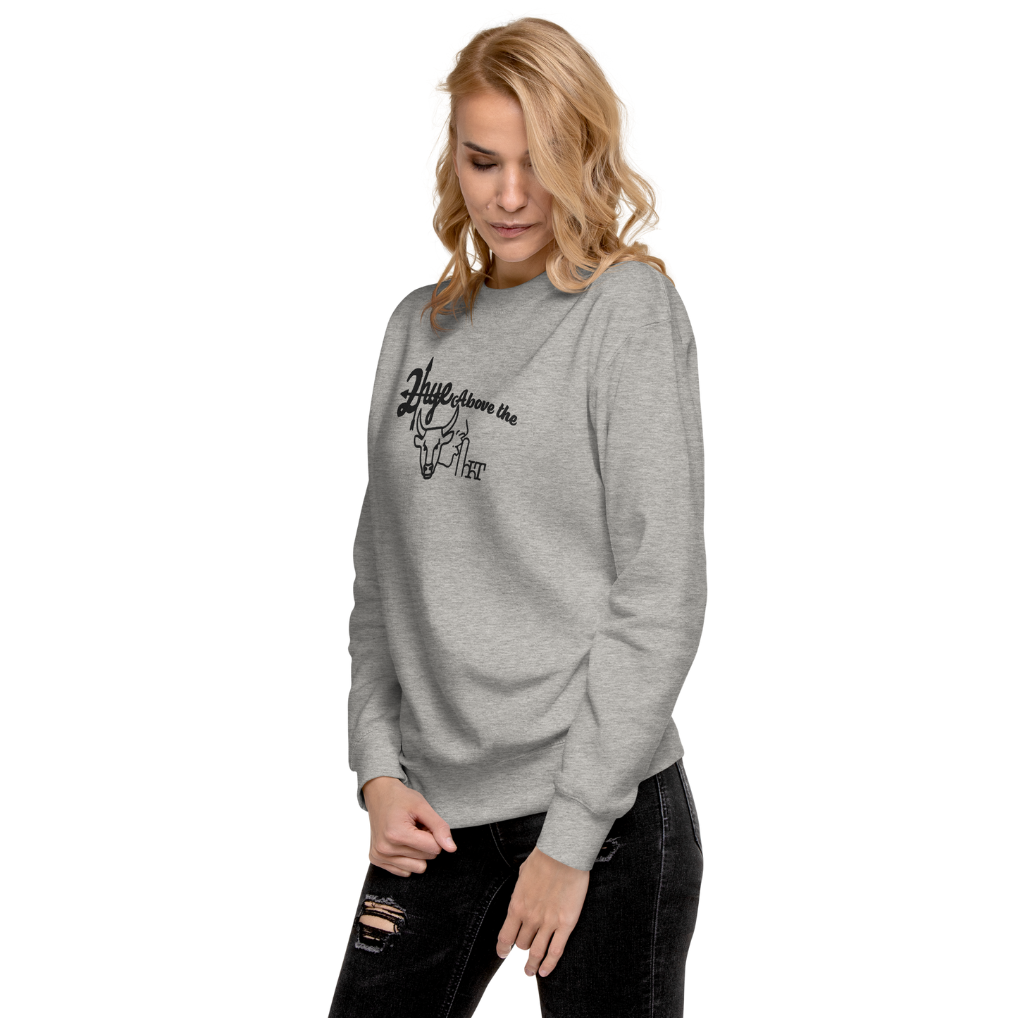 2-Hye: Above Premium Sweatshirt (Unisex) 2-Hye