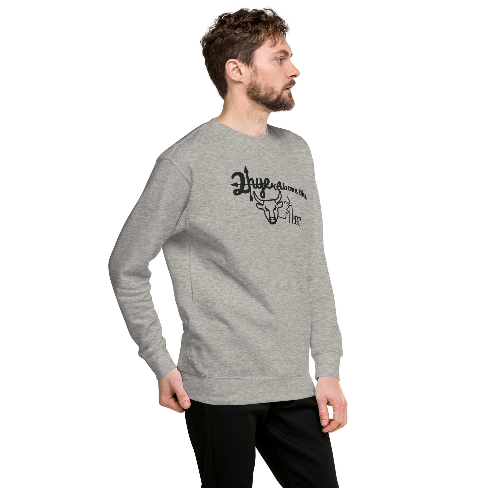 2-Hye: Above Premium Sweatshirt (Unisex) 2-Hye