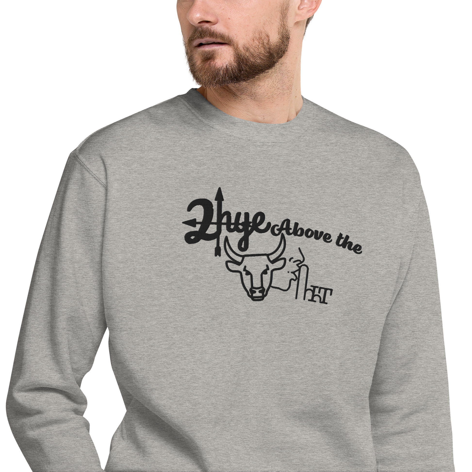 2-Hye: Above Premium Sweatshirt (Unisex) 2-Hye