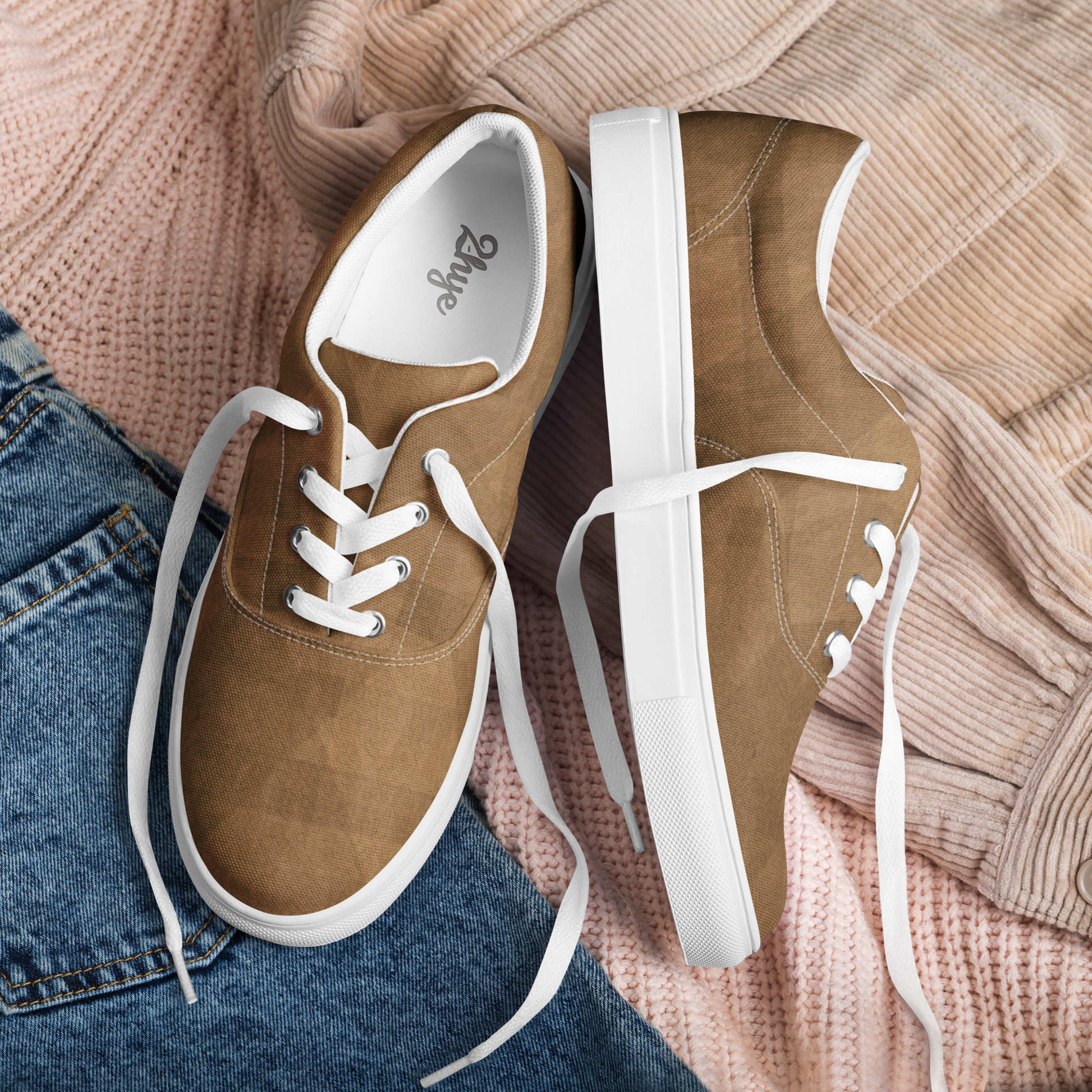 2-Hye: Women’s Brownie Canvas Shoes 2-Hye