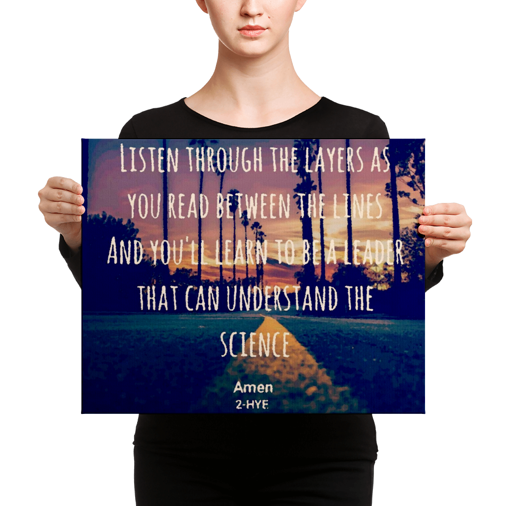 Canvas: "Learn" 2-Hye Merch