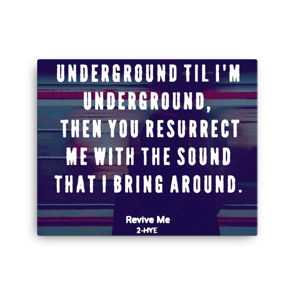 Canvas: "Underground" 2-Hye Merch