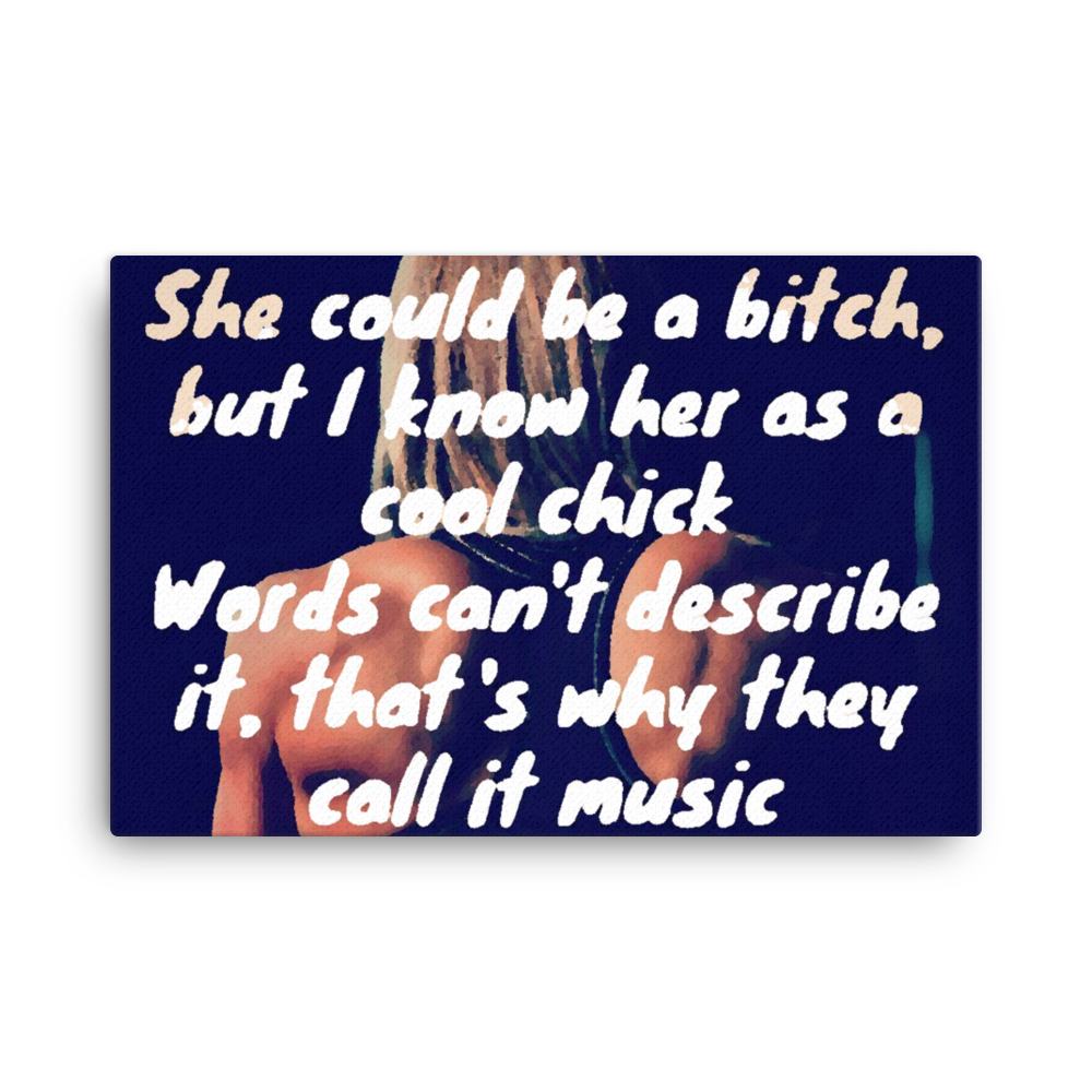 Canvas: "Music" 2-Hye Merch