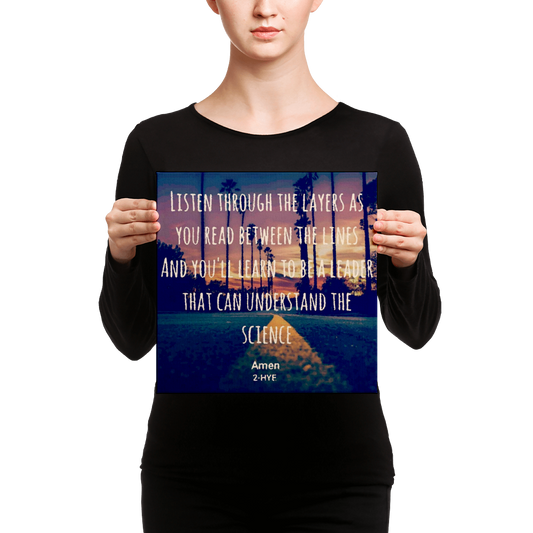 Canvas: "Learn" 2-Hye Merch