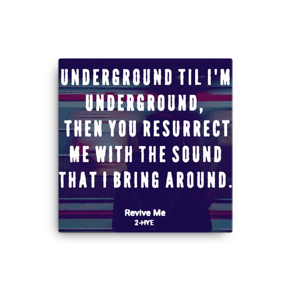 Canvas: "Underground" 2-Hye Merch