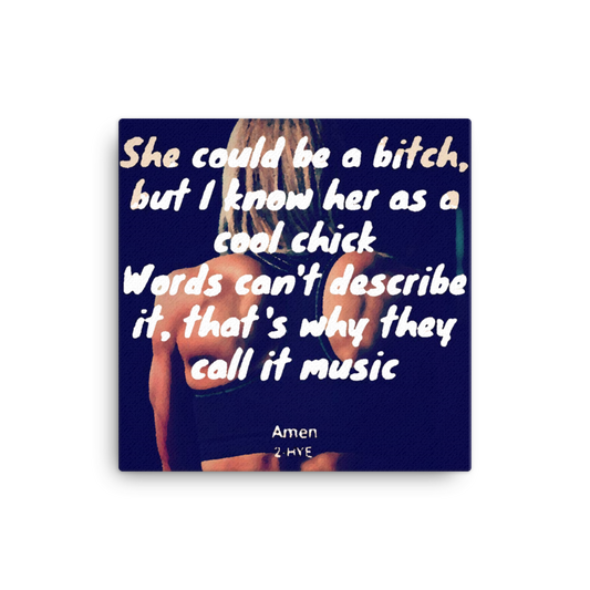 Canvas: "Music" 2-Hye Merch