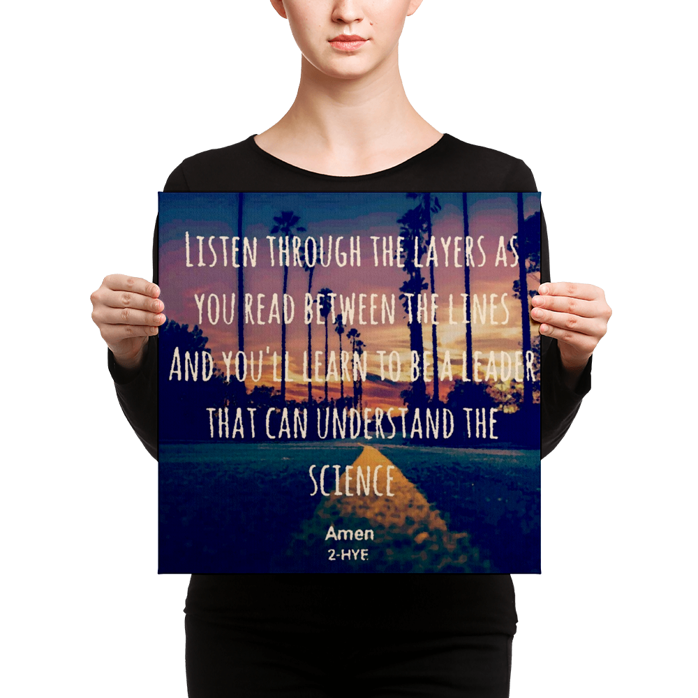 Canvas: "Learn" 2-Hye Merch