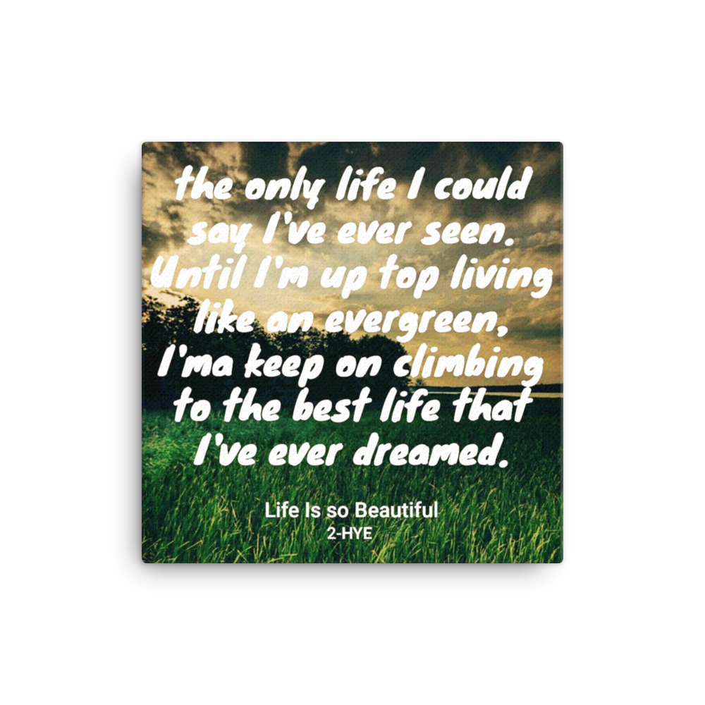 Canvas: "Life" 2-Hye Merch