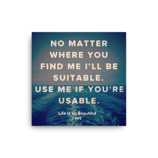 Canvas: "Usable" 2-Hye Merch