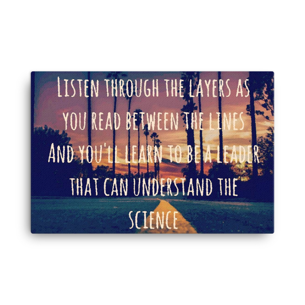 Canvas: "Learn" 2-Hye Merch