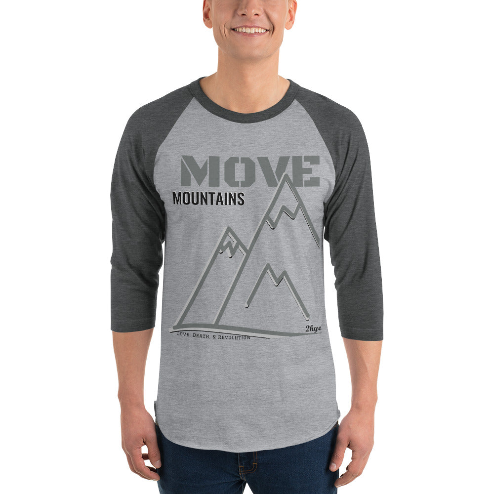 Baseball Tee: Move Mountains 2-Hye Merch