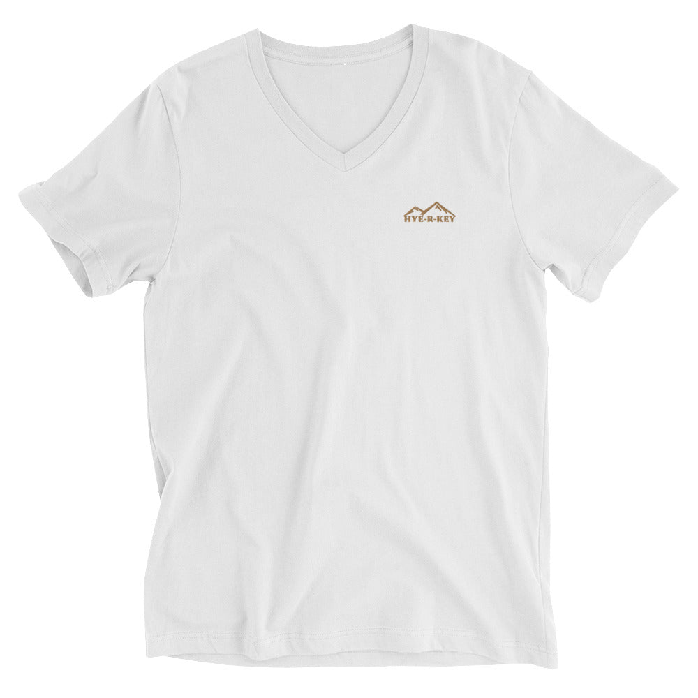 2-Hye: Hye-R-Key Short Sleeve V-Neck Shirt 2-Hye