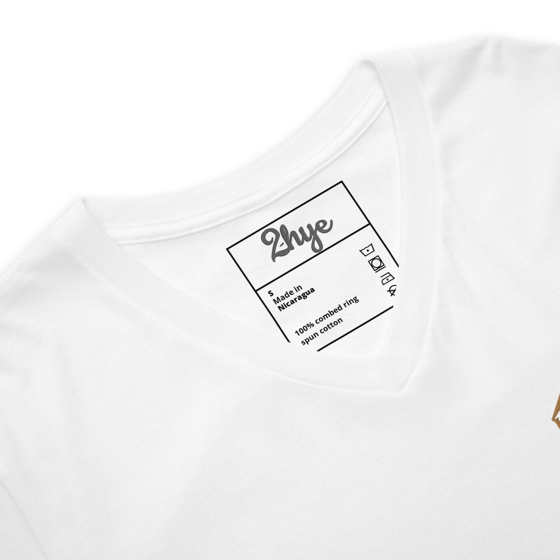 2-Hye: Hye-R-Key Short Sleeve V-Neck Shirt 2-Hye