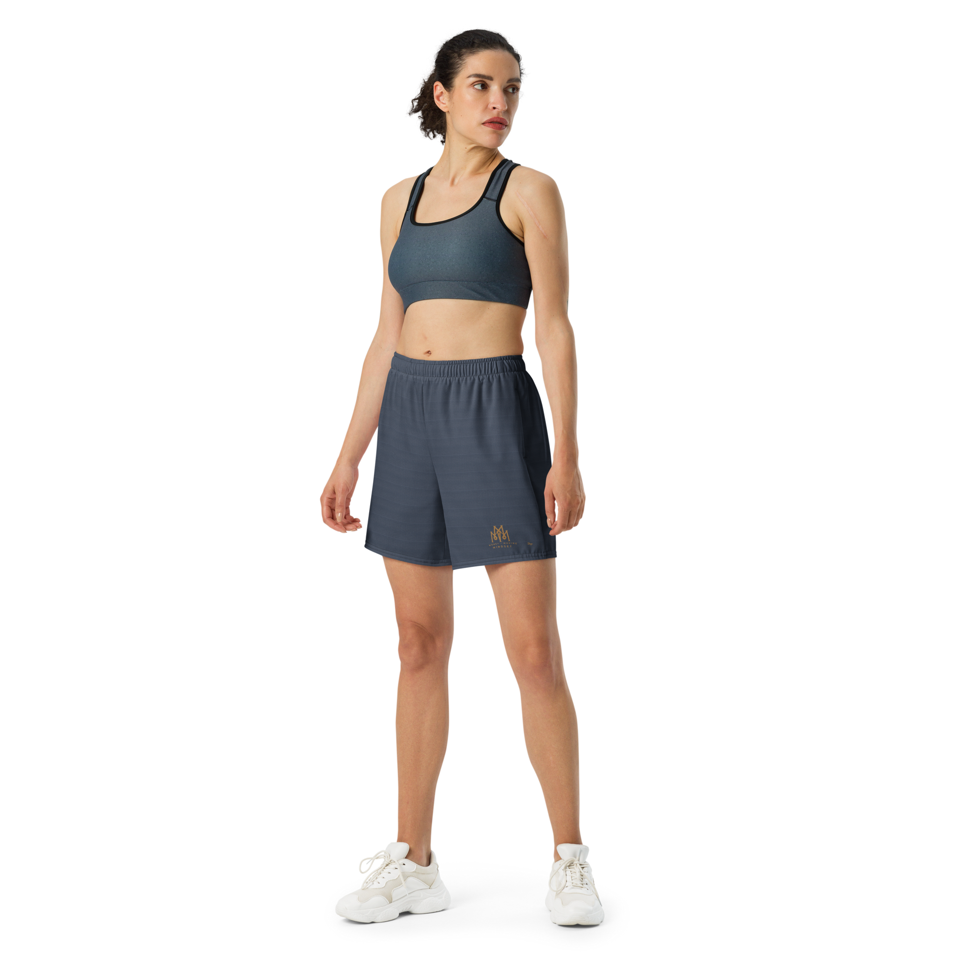 2-Hye: Triple M Athletic Long Shorts (Unisex) 2-Hye