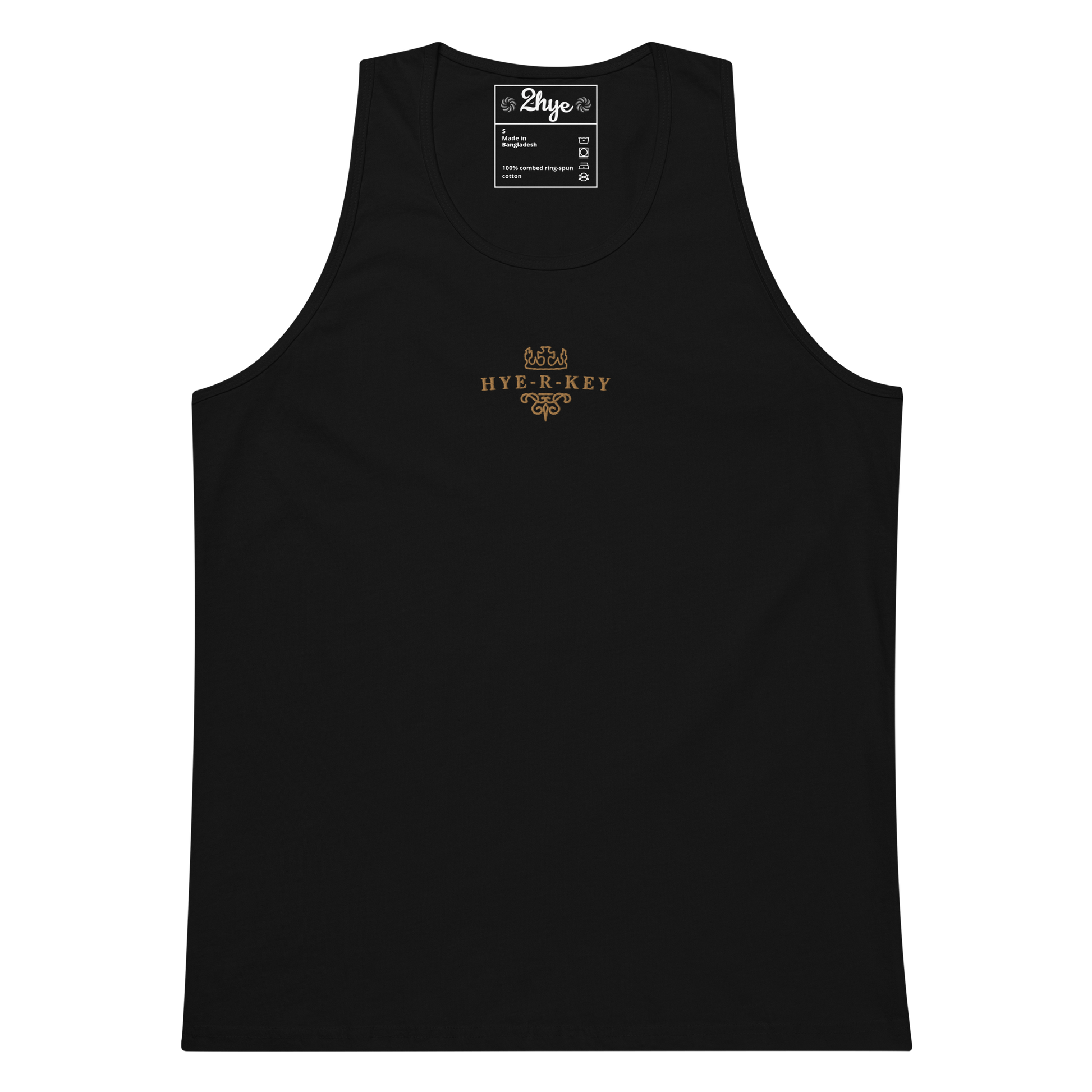 2-Hye: Hye-R-Key Men’s Premium Tank Top 2-Hye