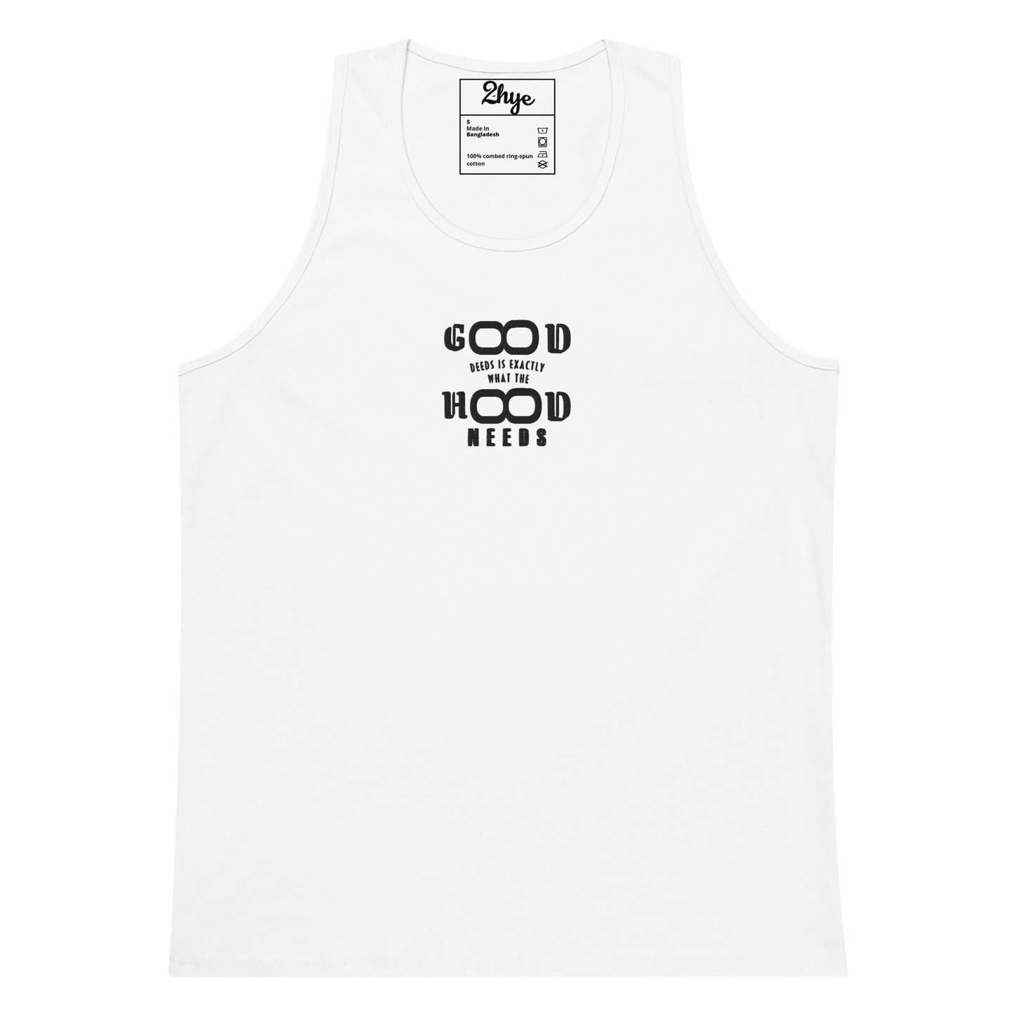 2-Hye: Good Deeds Tank Top (Men’s) 2-Hye